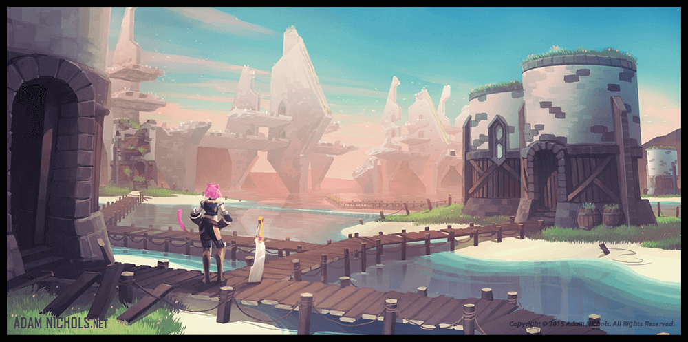 Blade Kitten - Environment Concept Artwork