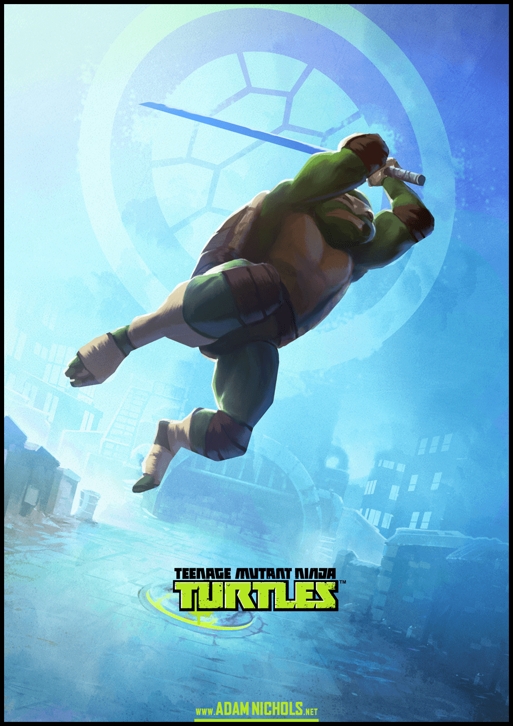 Teenage Mutant Ninja Turtles - Leonardo Illustration