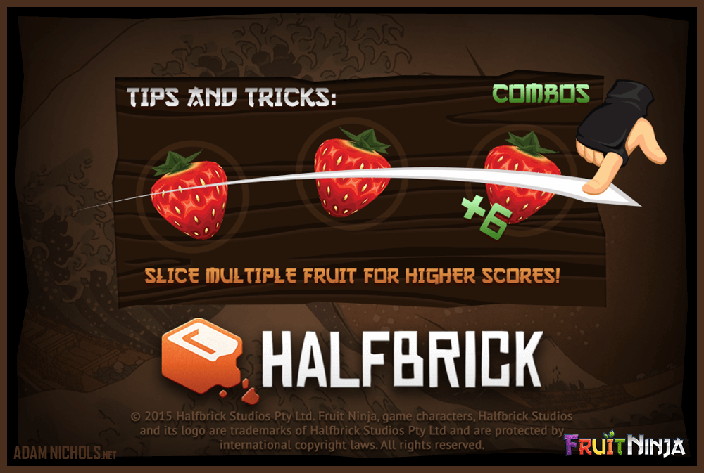 Fruit Ninja - Unused Loading Screen Concept