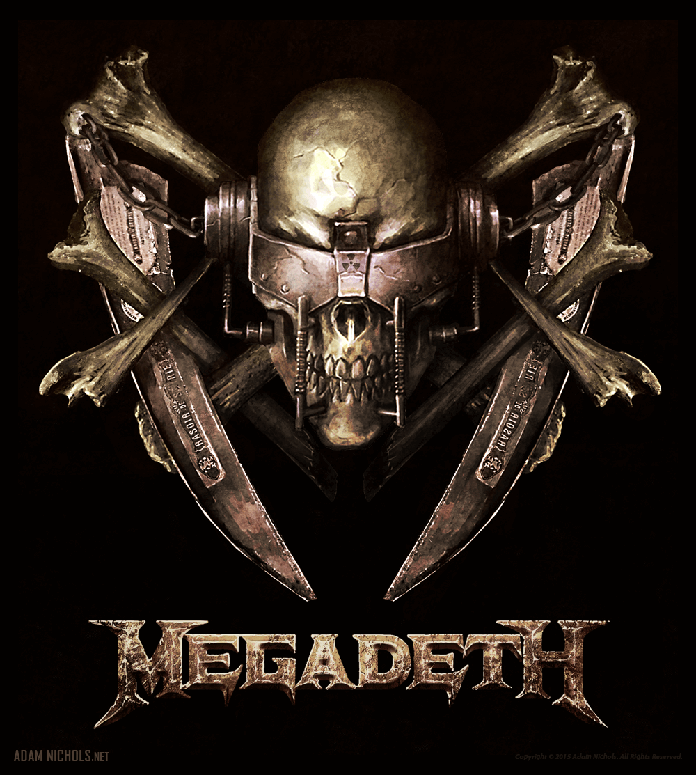 Megadeth Vic Rattlehead Vertical Artwork