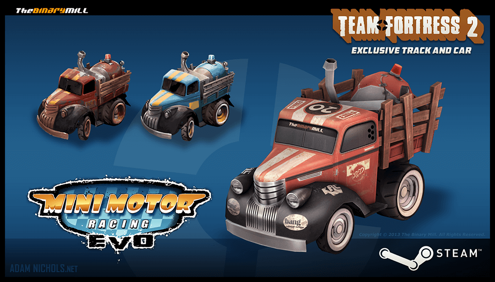 Mini Motor Racing Artwork