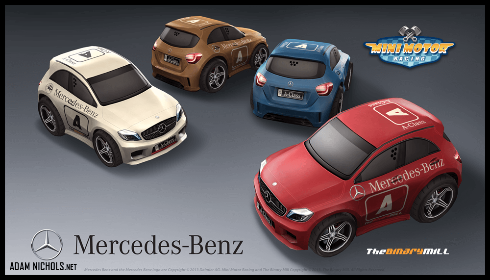 Mini Motor Racing Artwork
