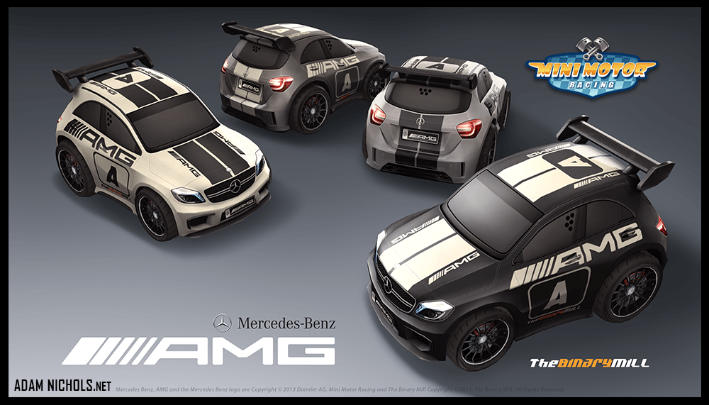 Mini Motor Racing Artwork