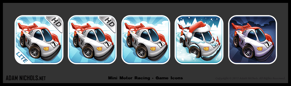 Mini Motor Racing Artwork