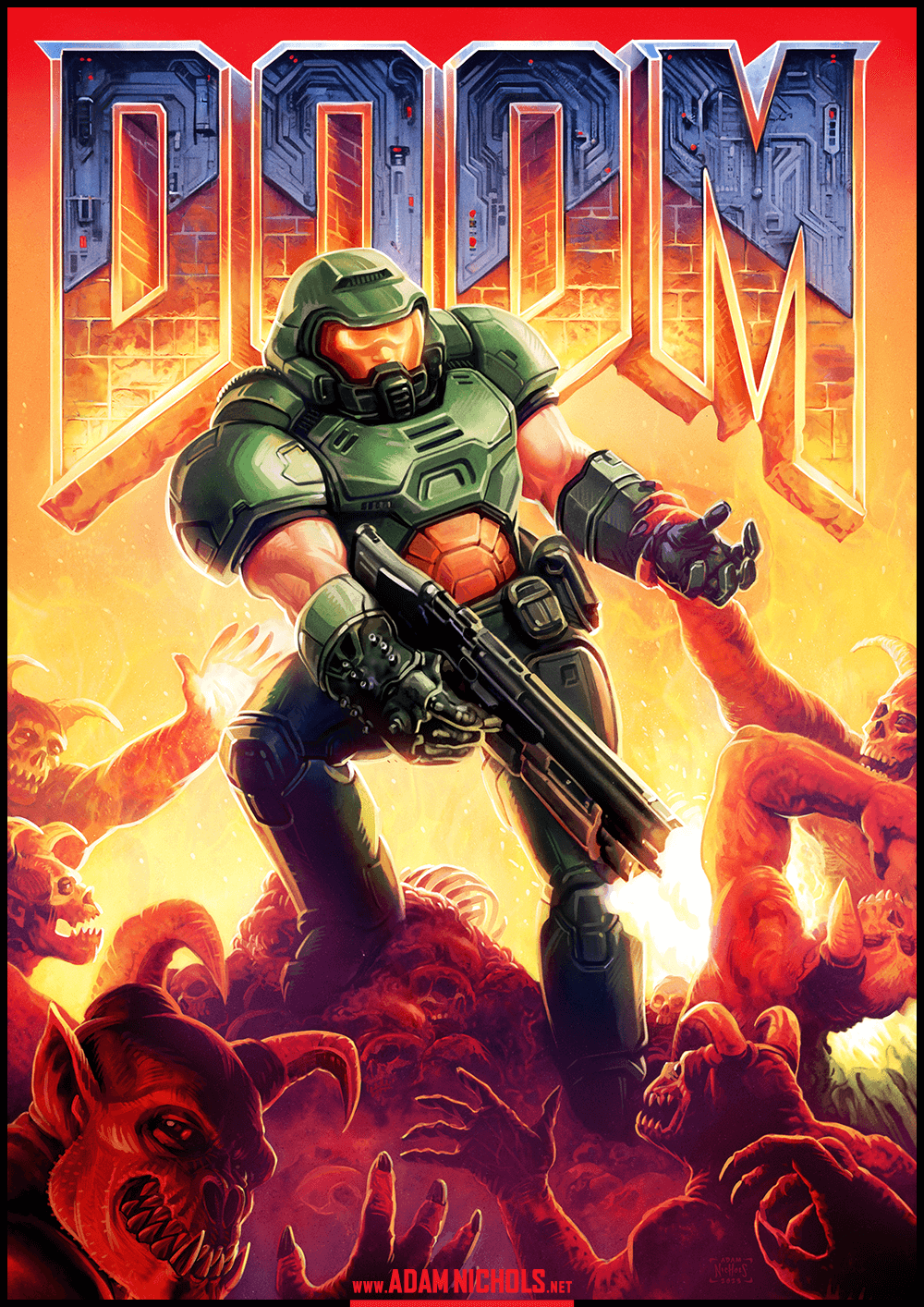Doom Redux - Illustration by Adam Nichols