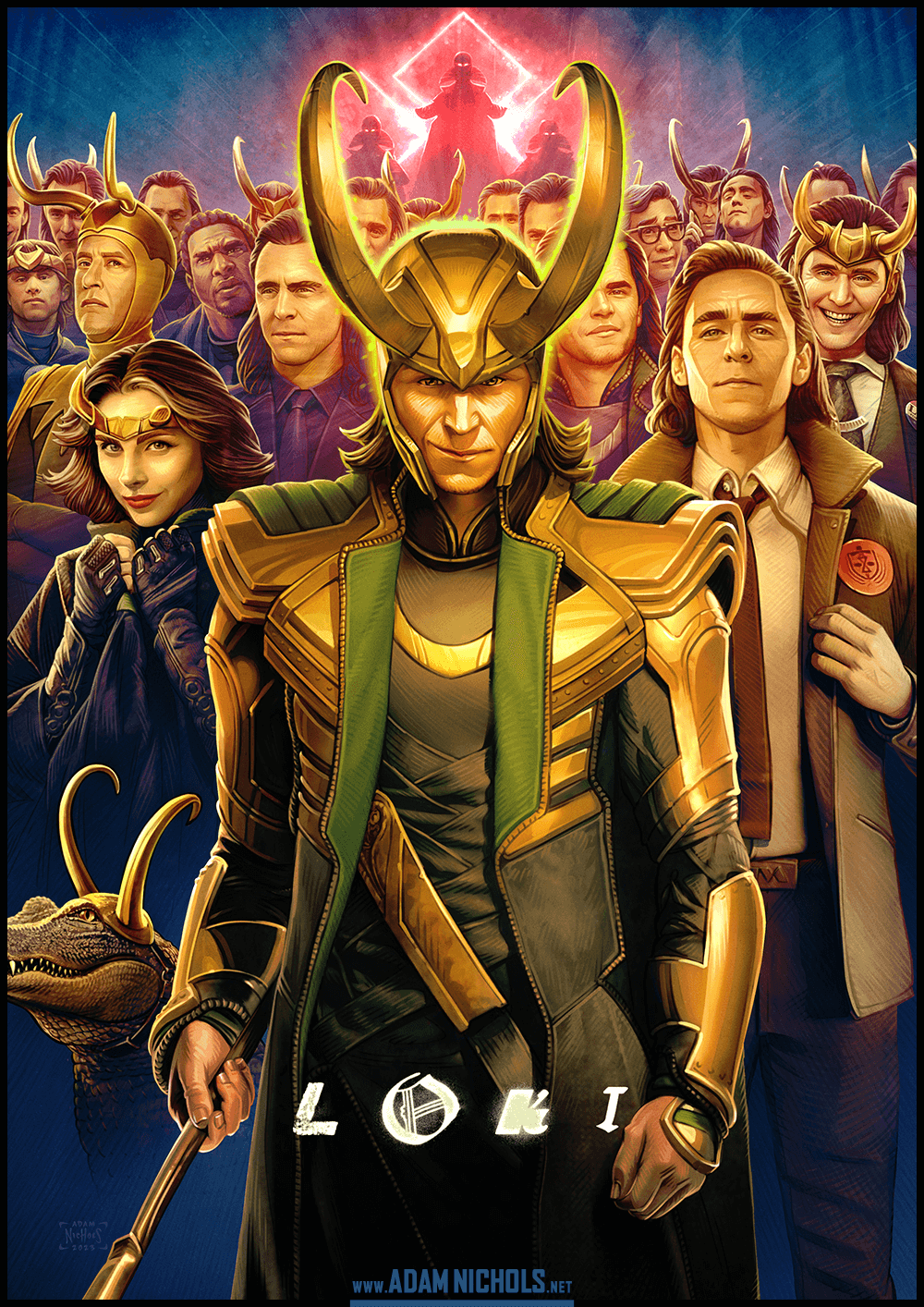Loki - Illustration by Adam Nichols