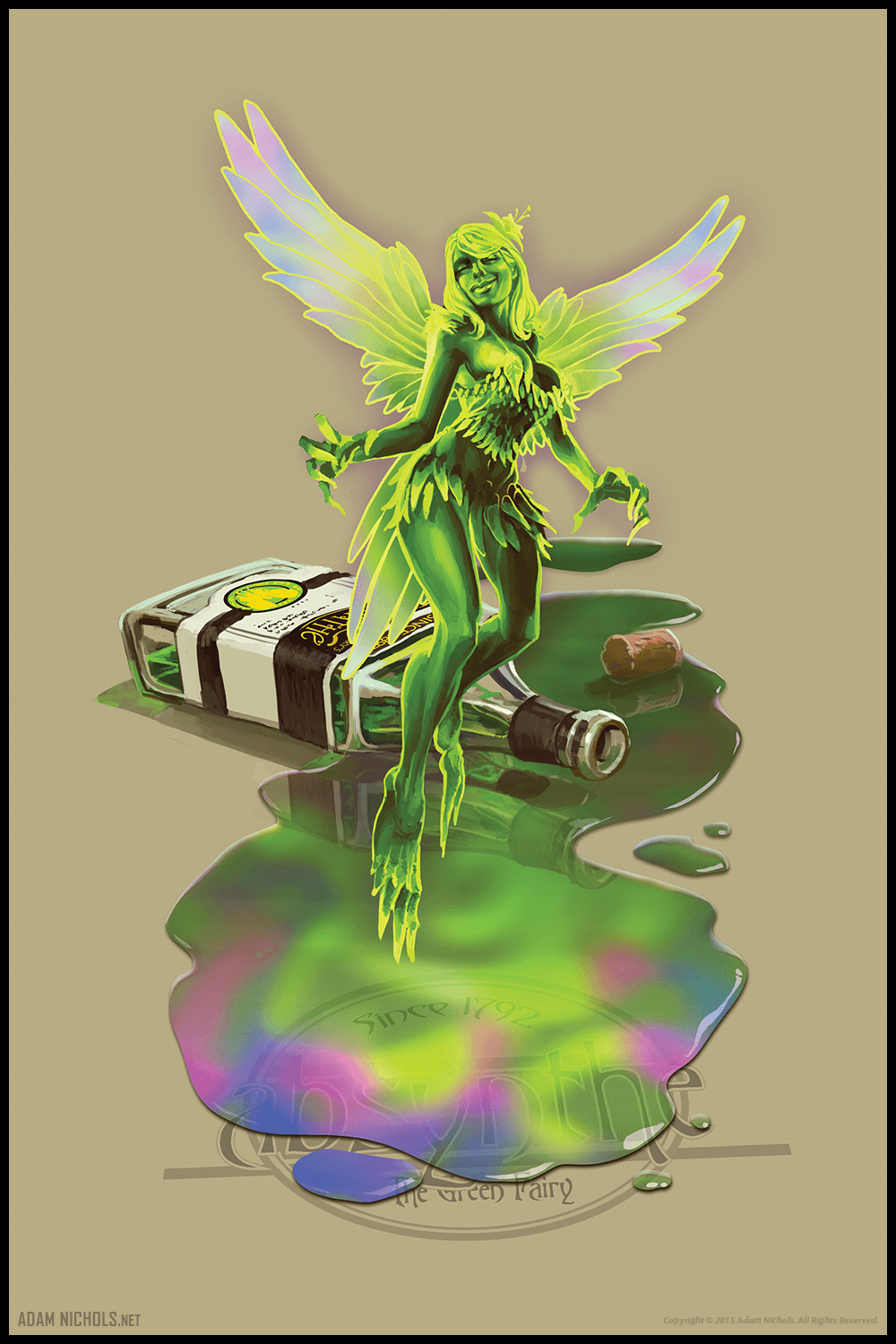 Absynthe The Green Fairy Artwork