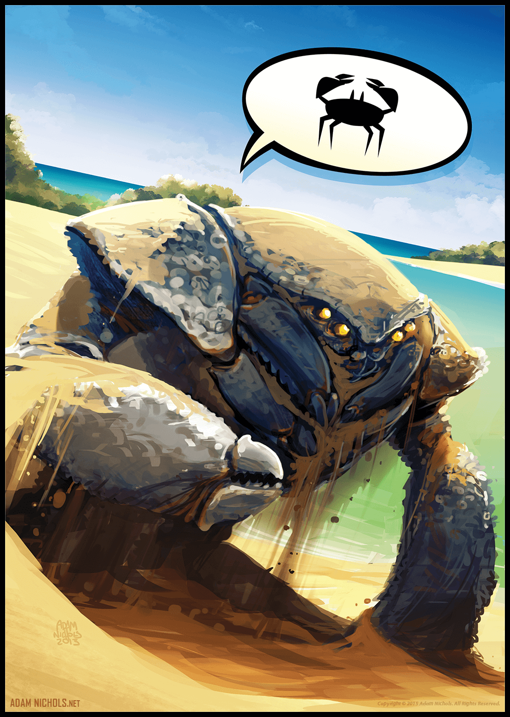 Talking Crab Artwork