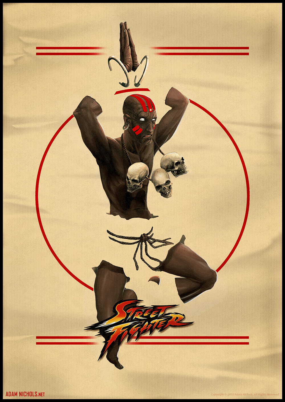 Adam Nichols Street Fighter - Tribute: Dhalsim